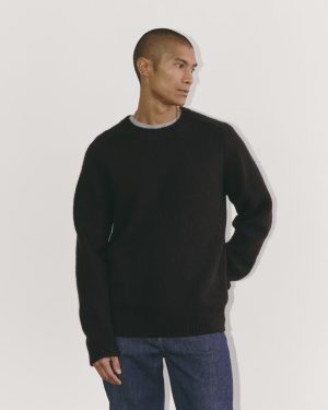 The Cloud Crewneck Sweater |  Black