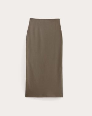 The Dream Maxi Skirt | Deep Taupe