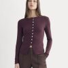 Button-Up Top in Butterluxe | Deep Plum