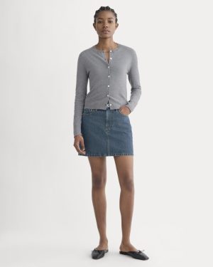 The Denim Mini Skirt | Deep Atlantic