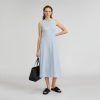 The  Organic Cotton Waffle Tank Dress | Heathered Periwinkle