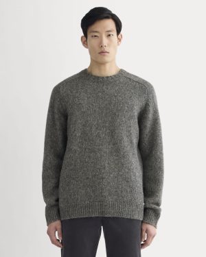 The Cloud Crewneck Sweater | Heather Charcoal