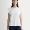 The Muscle Tee in Essential Cotton | White