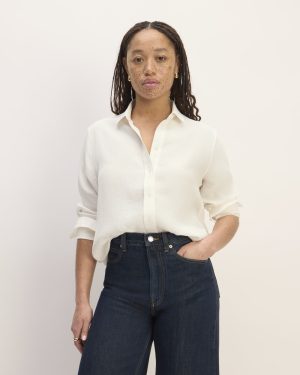 The City Stripe Relaxed Shirt | Bone