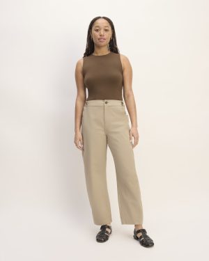 The Barrel Pant | Trench Coat Khaki