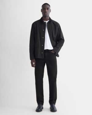 The Organic Cotton Straight-Leg Jean | Black