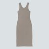 The '90s Rib Dress | Clay