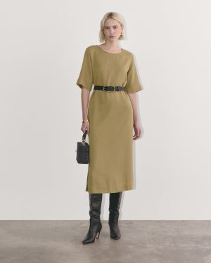 The Relaxed T-Shirt Dress in Buttersoft | Fennel Seed
