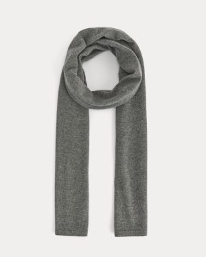 The Cashmere Scarf | Heather Charcoal