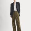 Corduroy Wide-Leg Trouser | Beech