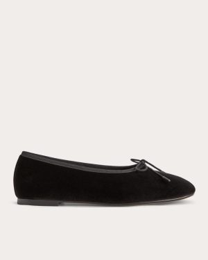 The Day Ballet Flat | Black Velvet