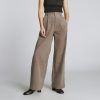 The Corduroy Way-High® Drape Pant  | Taupe Grey