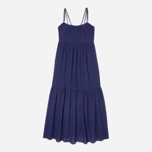 The Billow Tiered Maxi Dress |  Navy