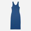 The '90s Rib Dress | Deep Blue