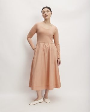 The Long-Sleeve Riviera Dress | Blush Pink