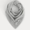 The Cashmere Feather Scarf | Heathered Grey