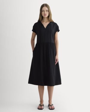 The Midi Dress in SoftLuxe | Black