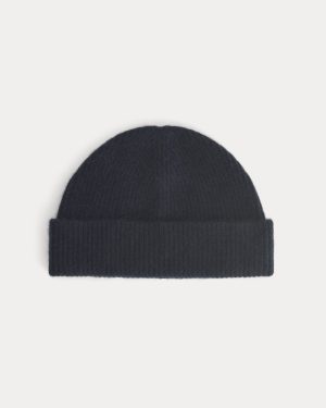Cashmere Docker Beanie | Navy