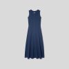 The  Organic Cotton Waffle Tank Dress | Navy