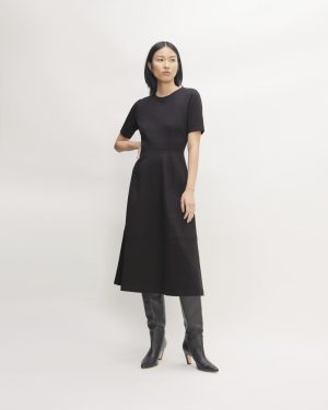 The Dream Short-Sleeve Dress | Black