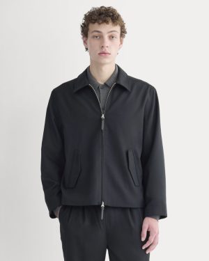 Tailored Zip Jacket | Black