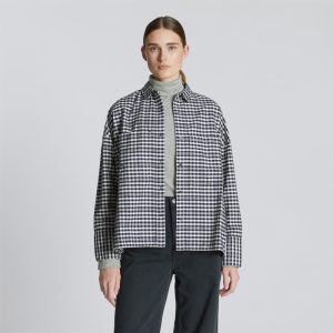 The Boxy Oxford | Ocean Cavern Plaid