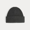 Chunky Ribbed Beanie | Heathered Soot
