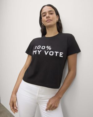 The Voter Tee in Essential Cotton | Black