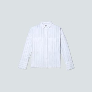 The Boxy Oxford | Mint / White