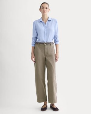 The Utility Wide-Leg Pant | Taupe