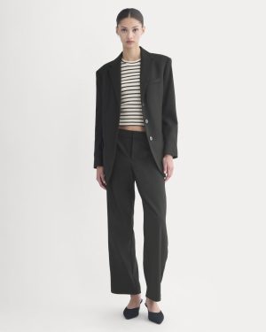 Straight-Leg Trouser in Tailor Twill | Black