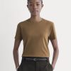 The Box-Cut Tee in Essential Cotton | Toffee | No Pocket