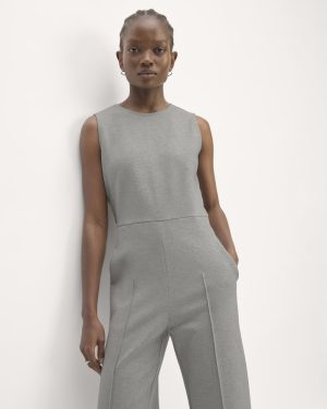 The Dream Jumpsuit | Mid Heather Grey