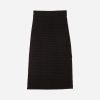 The Crochet Knit Skirt | Black