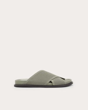 The ReKnit Form Crossover Sandal | Seagrass