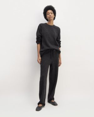 The Cozy-Stretch Straight-Leg Sweatpant | Charcoal