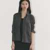 The Boxy Overshirt in Buttersoft | Graphite