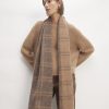 The Alpaca Patterned Scarf | Cocoa / Tiger's Eye