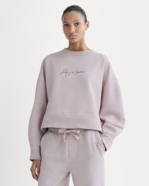 Everlane x The Laufey Foundation Cropped Sweatshirt | Burnished Lilac