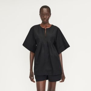 The Poplin Tunic | Black