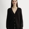 The Long Cocoon Cardigan | Black