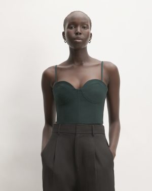 The Structured Cotton Bustier | Scarab