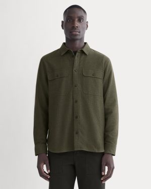 The Heavyweight Overshirt | Uniform | Heathered Green