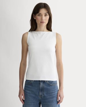 The Form Boatneck Tank | White