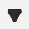 The Cotton High-Rise Bikini | Black