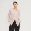The Satin Relaxed Shirt | Petal Pink