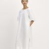 The Supima® Puff-Sleeve Dress | White