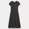 Midi Tee Dress in Butterknit | Black
