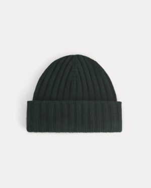 Chunky Ribbed Beanie | Heathered Dark Sea