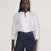 The Tuxedo Shirt in Silky Cotton | White